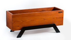 Virágláda fém lábbal + Műanyag betét