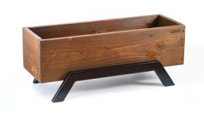 Virágláda fém lábbal + Műanyag betét